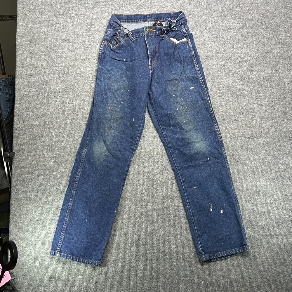 Vintage Dickies Jeans Men's Blue Denim Cotton Pockets Relaxed Straight - 26x31